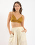 Cotton bralette with elastic straps